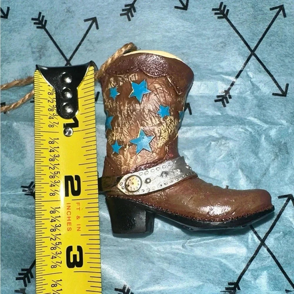 Country Western Cowboy Boot Ornaments - Picture 7 of 8